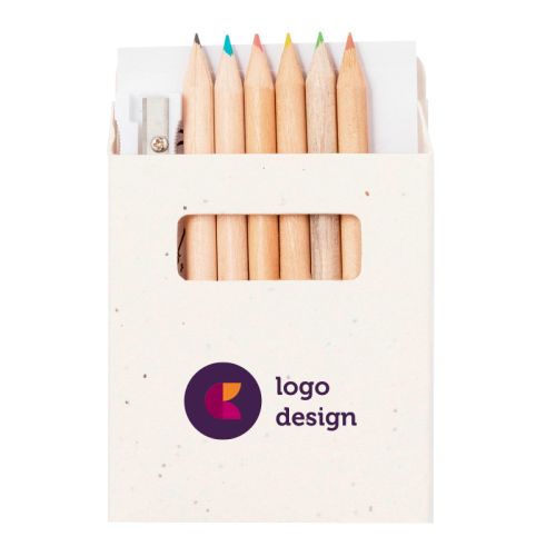 Seedpaper box with pencils - Image 1